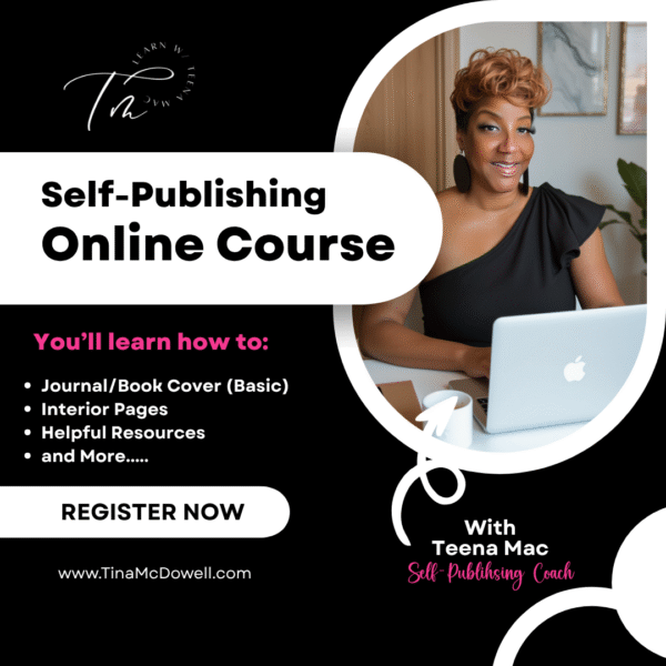 Teena Mac Self-Publishing Online Course – Learn how to create journals and book covers with Canva and publish on Amazon KDP